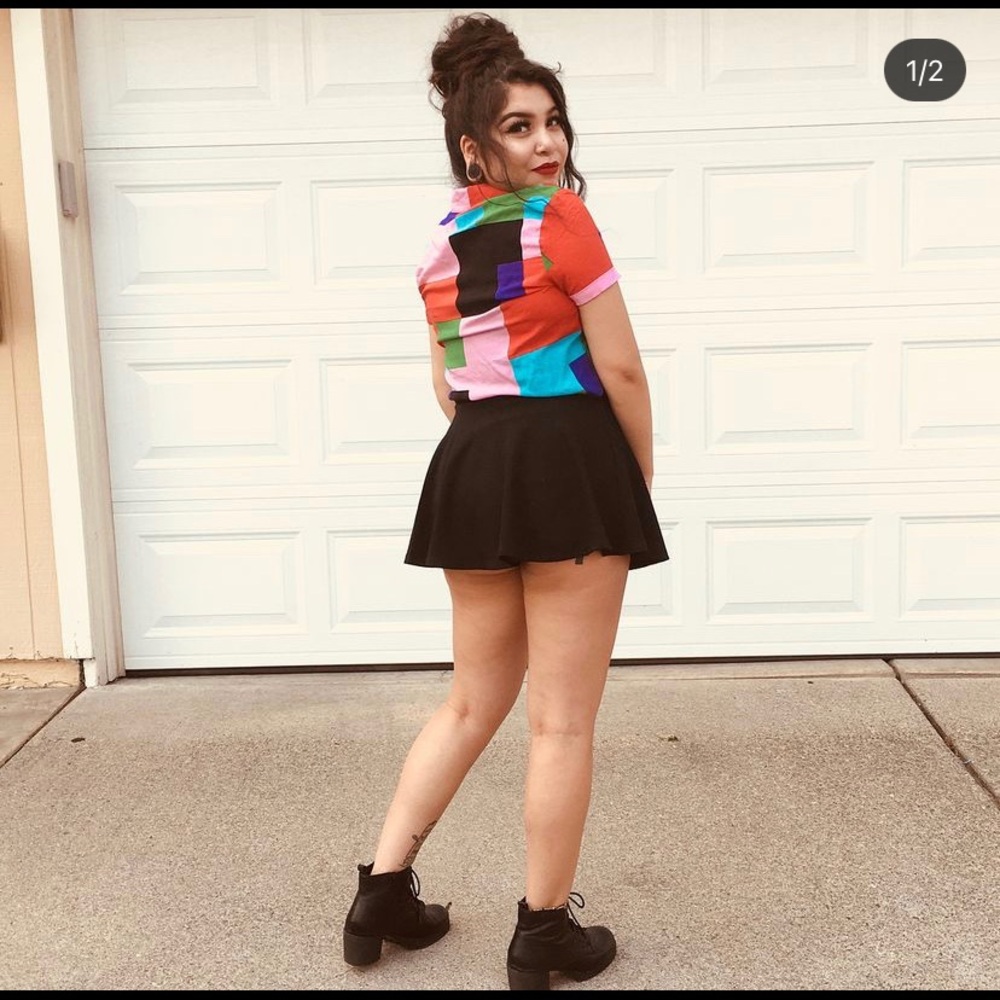 Forever 21 Button up crop top